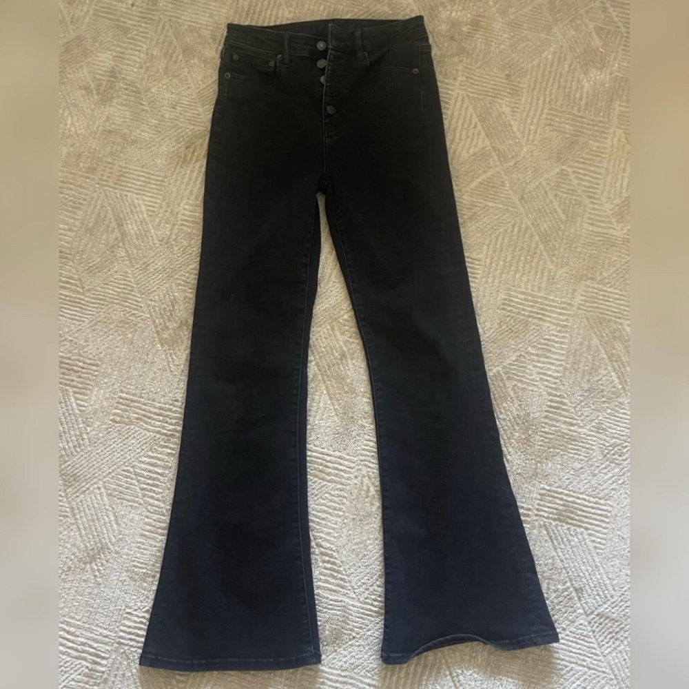 Classic Black Flare Jeans American Eagle
